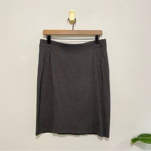 J. McLaughlin Gray Pencil Skirt